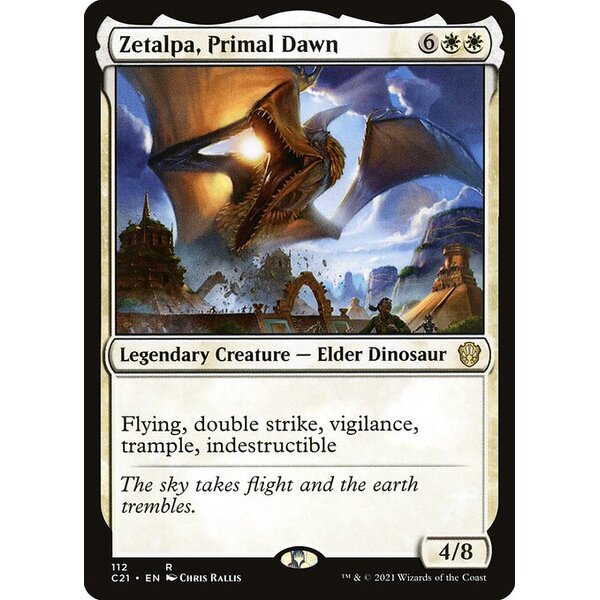 Commander 2021 - 112 - Zetalpa, Primal Dawn - Rare - W - Non-foil (Front)