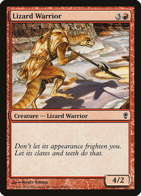 Conspiracy - 146 - Lizard Warrior - Common - R - Non-foil (Front)