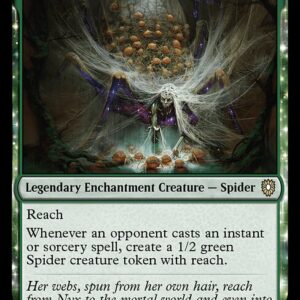 Bloomburrow Commander - 205 - Arasta of the Endless Web - Rare - G - Non-foil (Front)