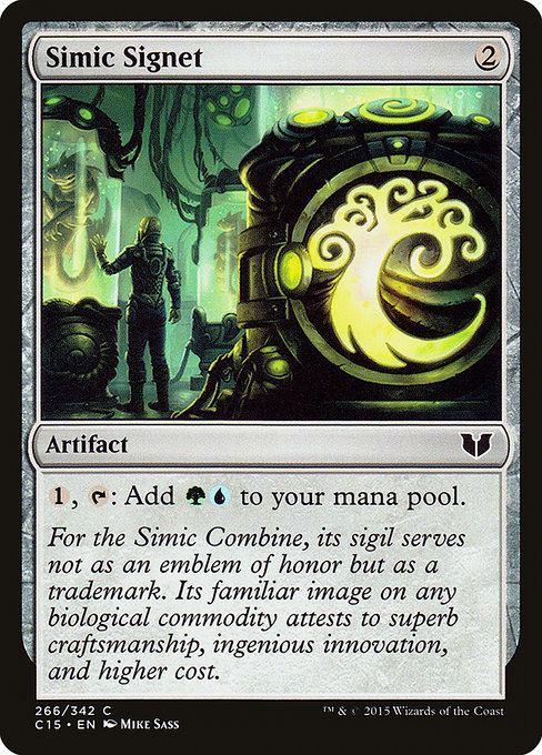 Commander 2015 - 266 - Simic Signet - Common - C - Non-foil (Front)