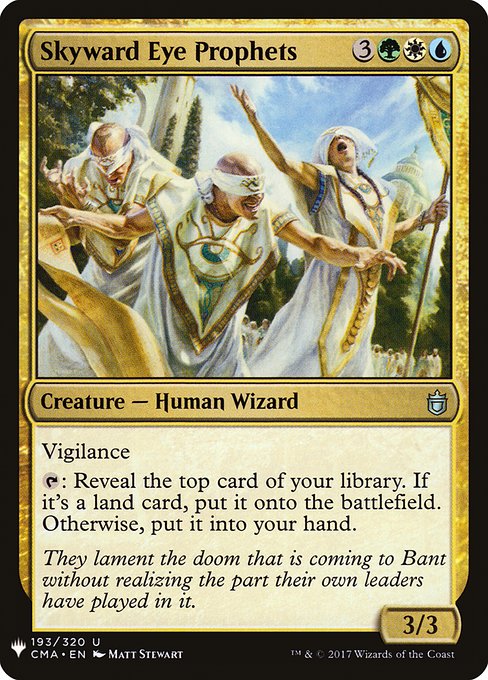 The List - CMA-193 - Skyward Eye Prophets - Uncommon - Multi - Non-foil (Front)