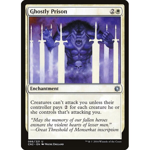 Conspiracy: Take the Crown - 86 - Ghostly Prison - Uncommon - W - Non-foil (Front)