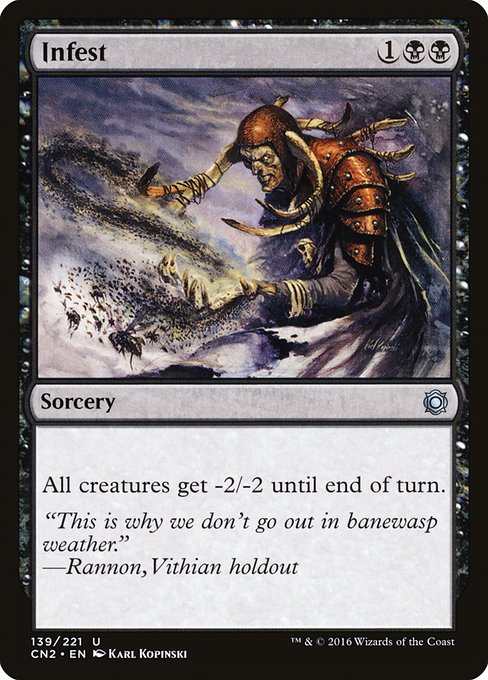 Conspiracy: Take the Crown - 139 - Infest - Uncommon - B - Foil (Front)