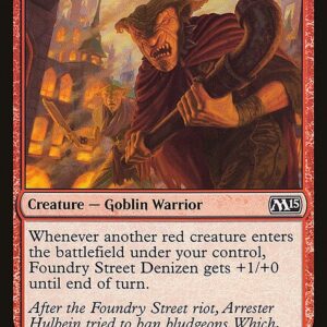 The List - M15-141 - Foundry Street Denizen - Common - R - Non-foil (Front)