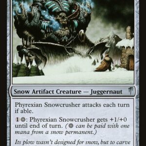 The List - CSP-140 - Phyrexian Snowcrusher - Uncommon - C - Non-foil (Front)
