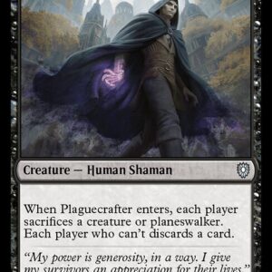 Bloomburrow Commander - 187 - Plaguecrafter - Uncommon - B - Non-foil (Front)