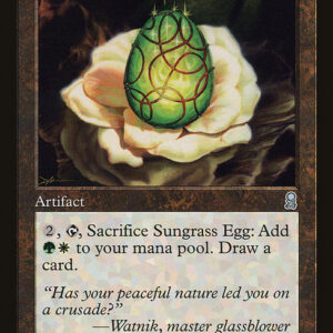 Odyssey - 311 - Sungrass Egg - Uncommon - C - Non-foil (Front)