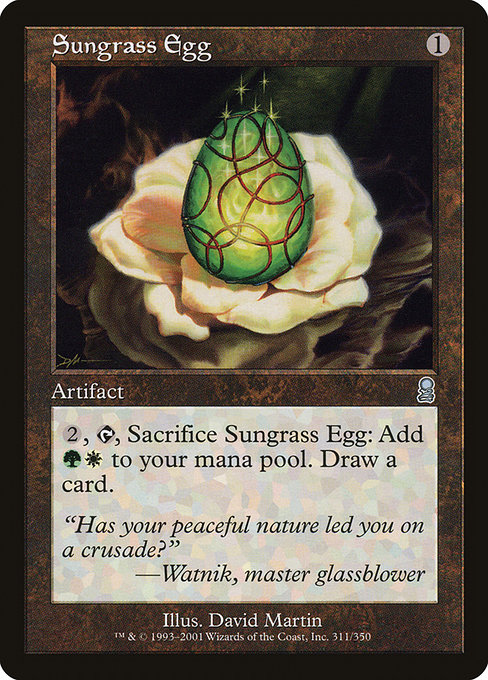 Odyssey - 311 - Sungrass Egg - Uncommon - C - Non-foil (Front)