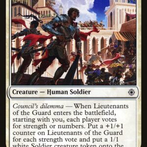 Conspiracy: Take the Crown - 16 - Lieutenants of the Guard - Common - W - Non-foil (Front)