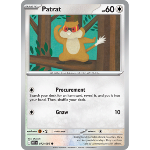White Flare - 072/086 - Patrat - Reverse Holo