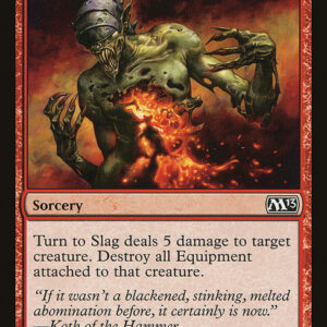 Magic 2013 - 153 - Turn to Slag - Common - R - Non-foil (Front)