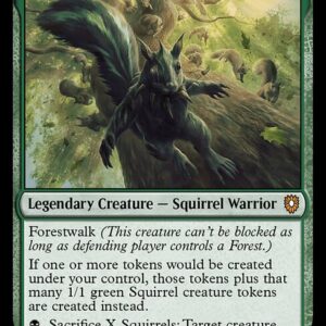 Bloomburrow Commander - 209 - Chatterfang, Squirrel General - Mythic - G - Non-foil (Front)