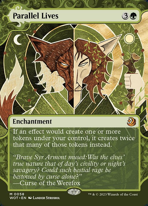 Wilds of Eldraine: Enchanting Tales - 58 - Parallel Lives - Mythic - G - Non-foil (Front)