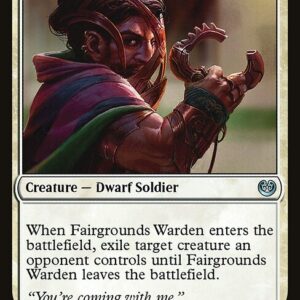 The List - KLD-13 - Fairgrounds Warden - Uncommon - W - Non-foil (Front)