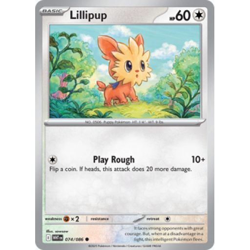 White Flare - 074/086 - Lillipup - Normal