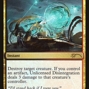 Friday Night Magic 2017 - 5 - Unlicensed Disintegration - Rare - BR - Foil - Promo (Front)