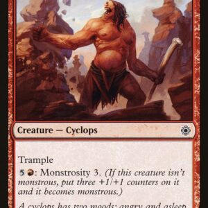 Conspiracy: Take the Crown - 166 - Ill-Tempered Cyclops - Common - R - Non-foil (Front)