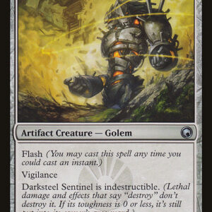 Scars of Mirrodin - 152 - Darksteel Sentinel - Uncommon - C - Non-foil (Front)