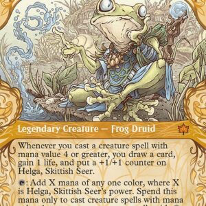 Bloomburrow - 332 - Helga, Skittish Seer - Mythic - Multi - Non-foil (Front)