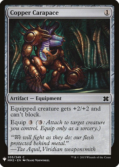 The List - MM2-205 - Copper Carapace - Common - C - Non-foil (Front)