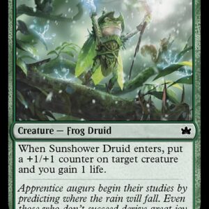 Bloomburrow - 195 - Sunshower Druid - Common - G - Non-foil (Front)