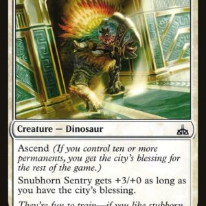 The List - RIX-23 - Snubhorn Sentry - Common - W - Non-foil (Front)
