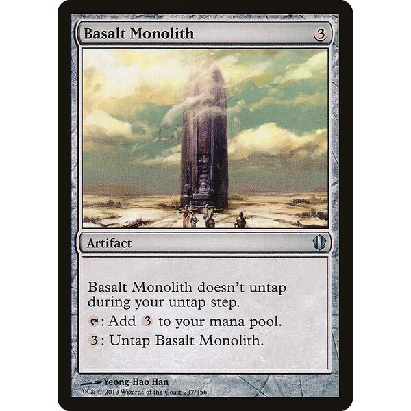 Commander 2013 - 237 - Basalt Monolith - Uncommon - C - Non-foil (Front)