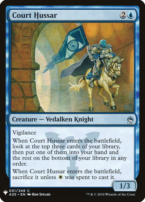 The List - A25-51 - Court Hussar - Common - U - Non-foil (Front)