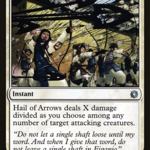 Conspiracy: Take the Crown - 90 - Hail of Arrows - Uncommon - W - Non-foil (Front)
