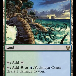 Bloomburrow Commander - 355 - Yavimaya Coast - Rare - C - Non-foil (Front)