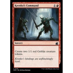 Ravnica Remastered - 115 - Krenko's Command - Common - R - Non-foil (Front)