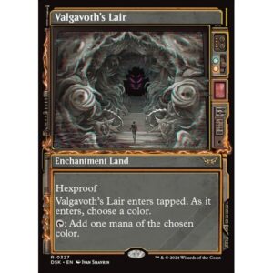 Duskmourn: House of Horror - 327 - Valgavoth's Lair - Rare - C - Non-foil (Front)