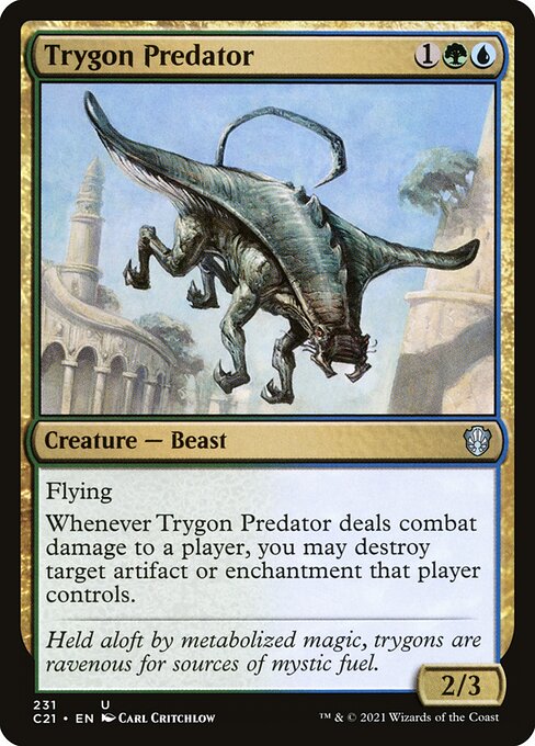 Commander 2021 - 231 - Trygon Predator - Uncommon - UG - Non-foil (Front)
