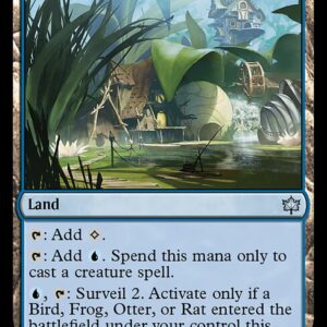 Bloomburrow - 255 - Lilypad Village - Uncommon - C - Foil (Front)