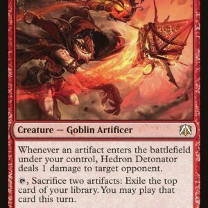 March of the Machine Commander - 31 - Hedron Detonator - Rare - R - Non-foil (Front)