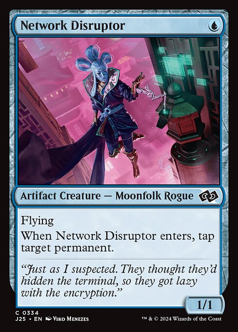 Foundations Jumpstart - 334 - Network Disruptor - Common - U - Non-foil (Front)