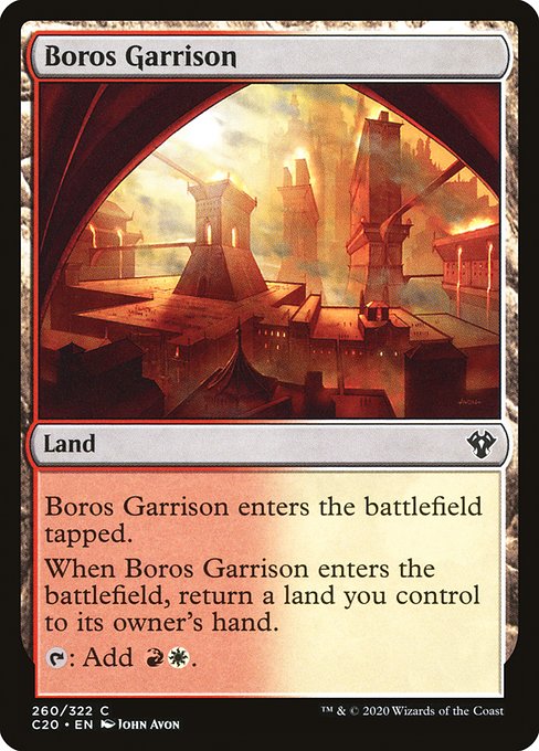 Commander 2020 - 260 - Boros Garrison - Common - C - Non-foil (Front)