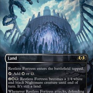 Wilds of Eldraine - 305 - Restless Fortress - Rare - C - Foil (Front)