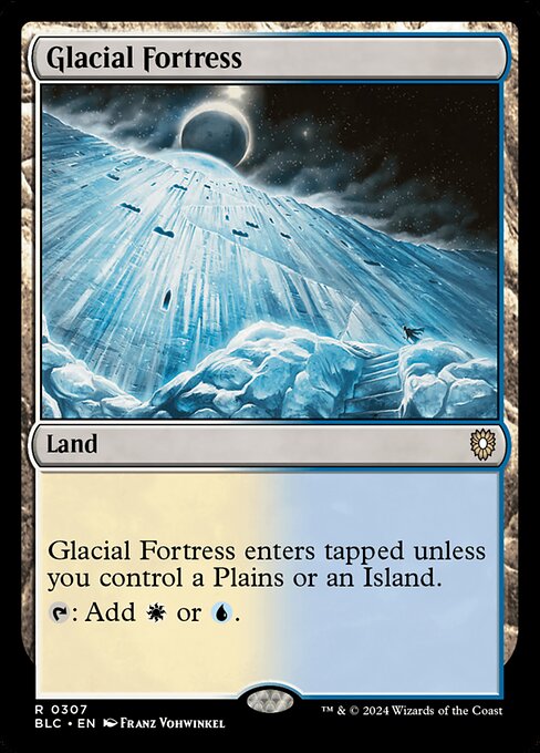Bloomburrow Commander - 307 - Glacial Fortress - Rare - C - Non-foil (Front)