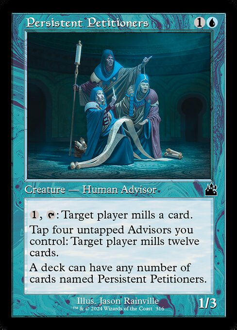 Ravnica Remastered - 316 - Persistent Petitioners - Common - U - Non-foil (Front)