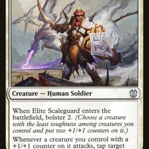 Zendikar Rising Commander - 14 - Elite Scaleguard - Uncommon - W - Non-foil (Front)