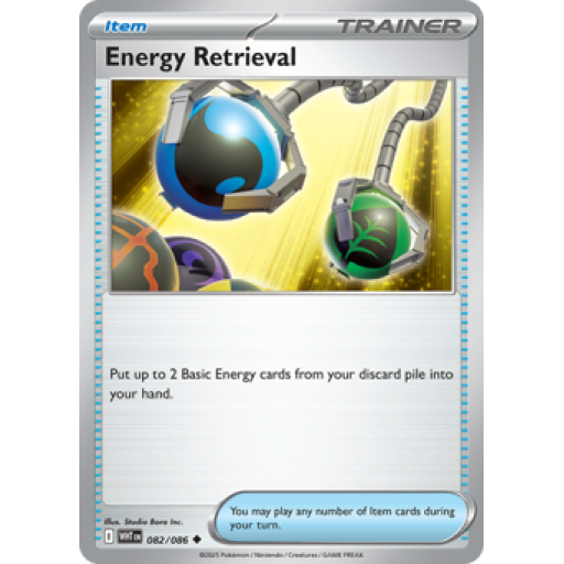 White Flare - 082/086 - Energy Retrieval - Poke Ball Reverse Holo