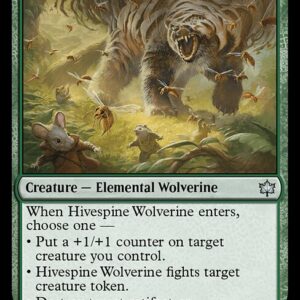 Bloomburrow - 177 - Hivespine Wolverine - Uncommon - G - Non-foil (Front)