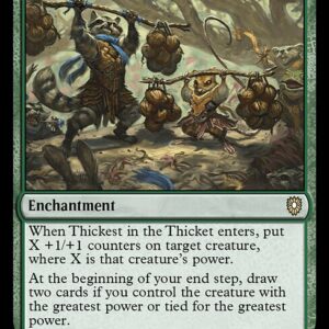 Bloomburrow Commander - 34 - Thickest in the Thicket - Rare - G - Non-foil (Front)