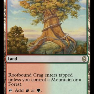 Bloomburrow Commander - 326 - Rootbound Crag - Rare - C - Non-foil (Front)