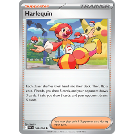 White Flare - 083/086 - Harlequin - Reverse Holo