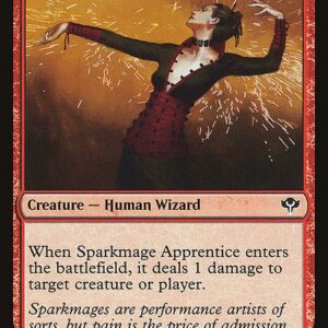 The List - DDN-48 - Sparkmage Apprentice - Common - R - Non-foil (Front)