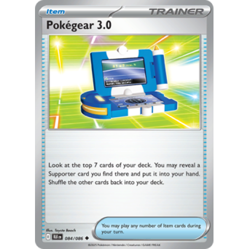 Black Bolt - 084/086 - Pokégear 3.0 - Reverse Holo