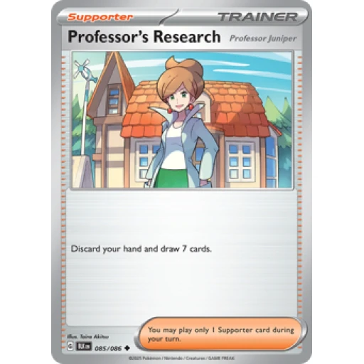 Black Bolt - 085/086 - Professor's Research - Reverse Holo