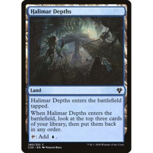Commander 2020 - 280 - Halimar Depths - Common - C - Non-foil (Front)